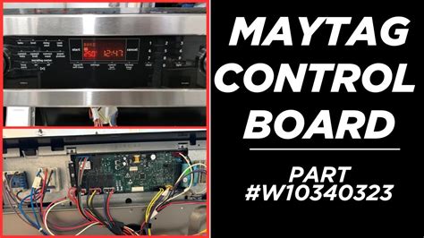 how to replace maytag oven control board